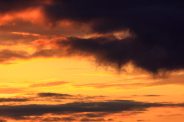 Fototapeta premium Clouds before the rain as a background