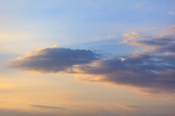 Clouds before the rain as a background