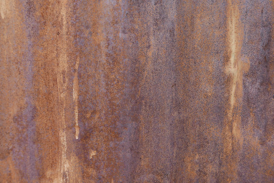 Closeup of rusty surface