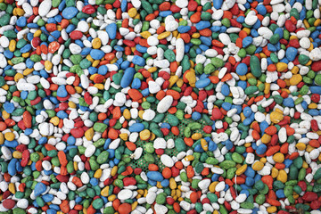 colorful of gravel for background