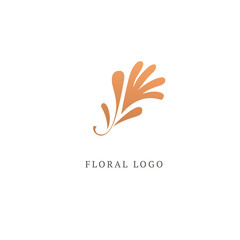 Vector illustration, Graphic Design Editable Design. Floral logo. Flower wedding icon. Luxury spring and summer, emblem.
