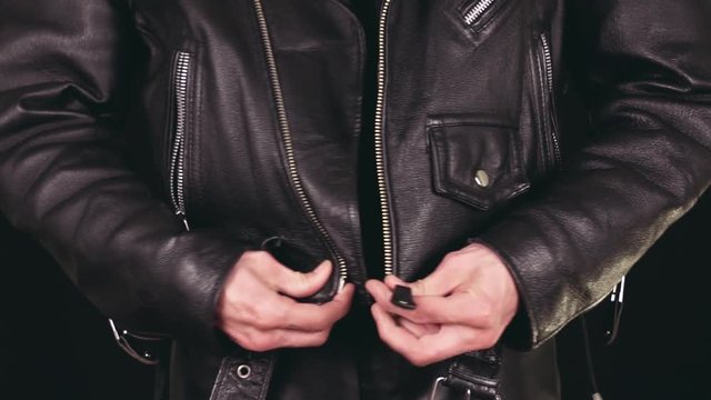 lock leather jackets