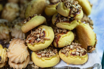 sweet goods of a turkish bakery