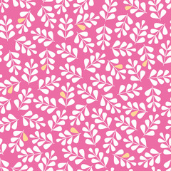 Stylish organic background. Seamless pattern.Vector. スタイリッシュ植物パターン