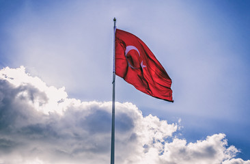 Instanbul Taksim - Turkey Flag