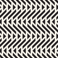 Vector seamless geometric pattern. Simple abstract lines lattice. Repeating elements stylish background