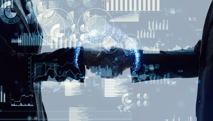 Partnership of business concept.