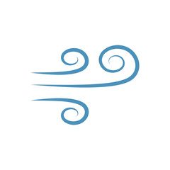 wind icon, wind weathet vector icon