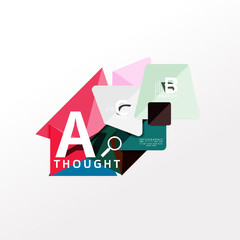 Infographic option banner