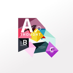 Infographic option banner