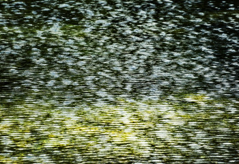 abstract surface of a wavy lake