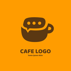 Logo design coffee vector template