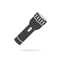 Flashlight icon vector isolated