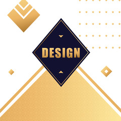 Vector gold luxury abstract background design.