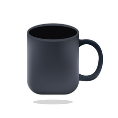 Black Realistic Cup