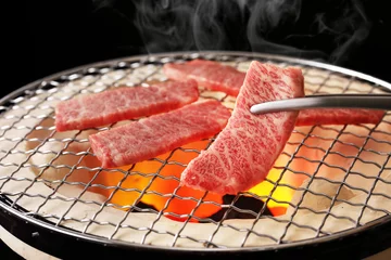  焼肉　Yakiniku. Is the Japanese version of Korean BBQ. © Nishihama