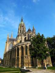 Fototapeta na wymiar BAYEUX, Notre Dame Cathedral, Bayeux, Normandy, France