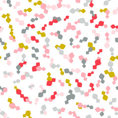 Vector organic seamless abstract background, freehand doodles pattern.