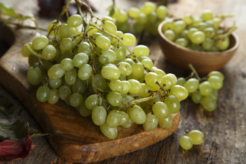 White grape on desk