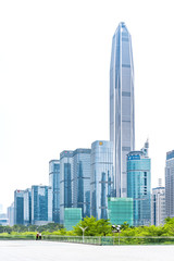 Fototapeta premium skyscrapers in Shenzhen 