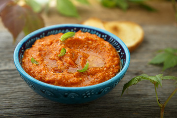 Roasted pepper dip