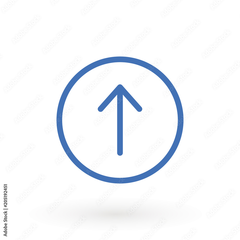 Poster upload icon vector flat. mobile application user interface element