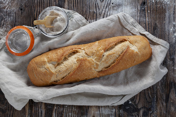 baget ekmek yapımı, baget ekmek sunumu 