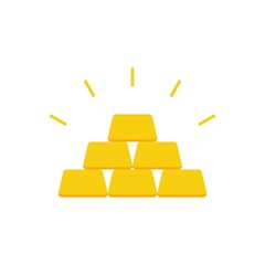 Golden bars pyramid