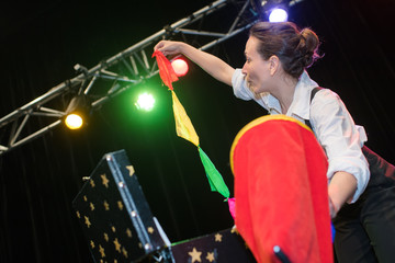 Fototapeta premium a female magician