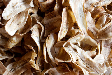 sweet banana crisps