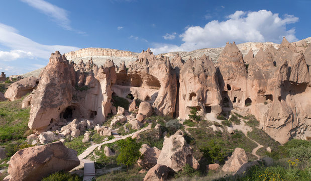 Zelve valley, Cappadocia, Central Anatolia, Turkey