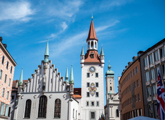 Fototapeta na wymiar Altes Rathaus in München