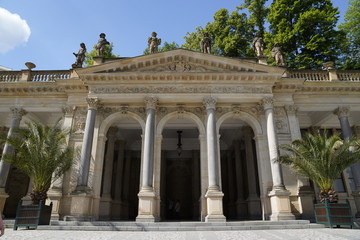 Mill Colonnade (Mlýnská kolonáda) in Carlsbad (Karlovy Vary), Czech Republic