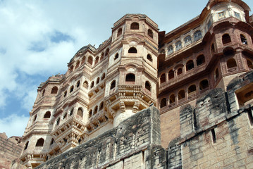 Obraz premium Fort Méhrangarh, Jodhpur, Rajasthan, Inde