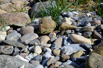 Steine am Stand der Ostsee