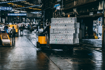 Tsukiji fish market Transport - Internal