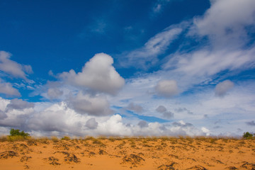 The sand dunes next to The Fairy Stream (Suoi Tien) in Mui Ne, Binh Thuan Province, Vietnam
