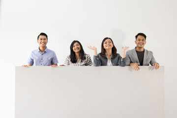 Group of young business concept