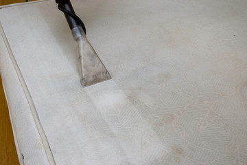 dry cleaning of a mattress