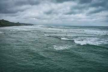 Surfeurs Côte des Basques