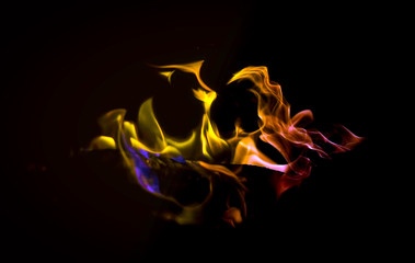 fire, flame, hot, heat, burn, burning, black, abstract, red, orange, flames, danger, yellow, light,...