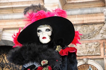 Maske, Carneval, Carnevale, Karneval in Venedig, Venetien, Italien, Europa