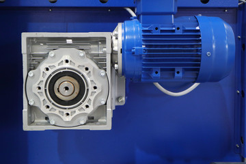 Power electric drive of industrial equipment. Electric motor. Reducer.