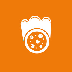 Logo design abstract italian food vector template.