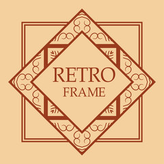 art deco frame