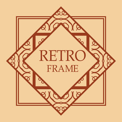 art deco frame