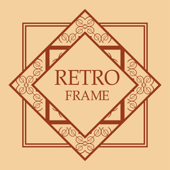 art deco frame