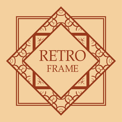 art deco frame