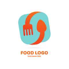 Obraz premium Illustration of business logotype restaurant and cafe.