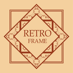 art deco frame